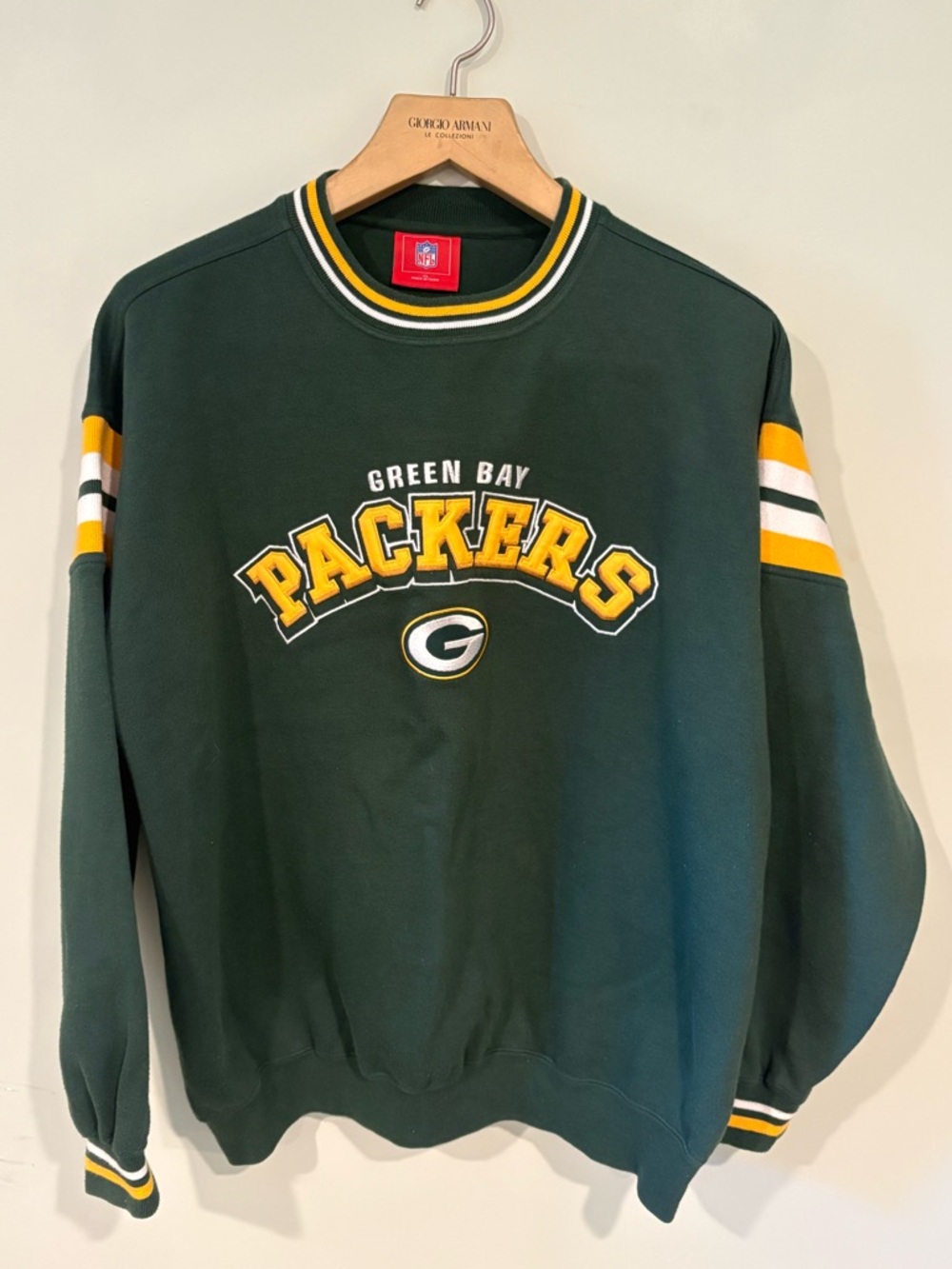 Vintage Green Bay Packers Embroidered Sweatshirt